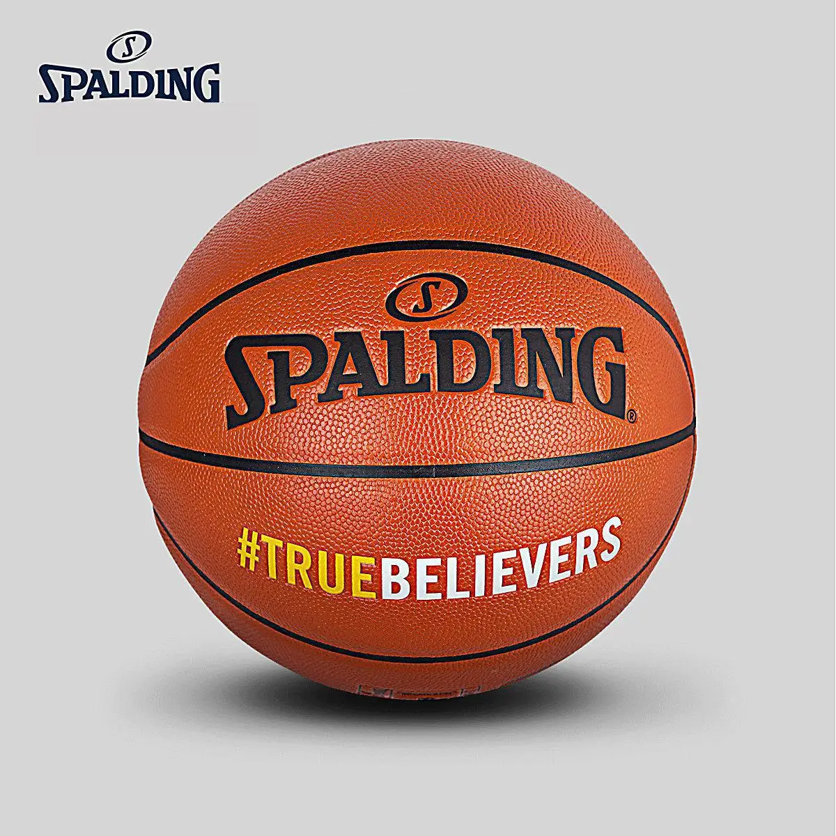 SPALDING Официальный Размер 7 PU материал баскетбольные верующие серии оранжевый Крытый открытый мяч матч Баскетбол 76-099Y