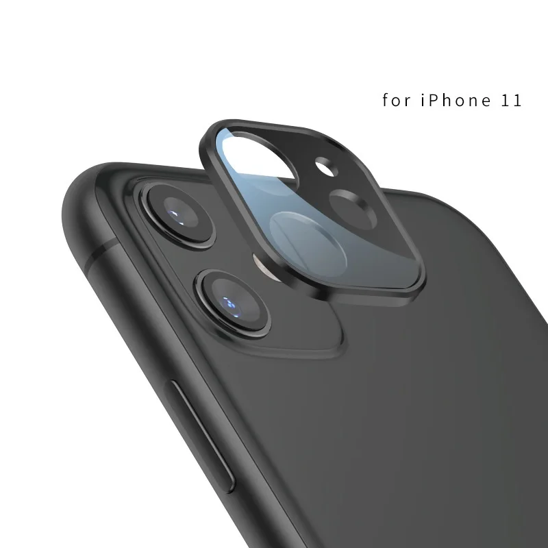 Защита от царапин для iPhone 11 Pro Max объектив полное покрытие защита из закаленного стекла+ чехол с металлическим кольцом из титанового сплава защитный чехол для камеры