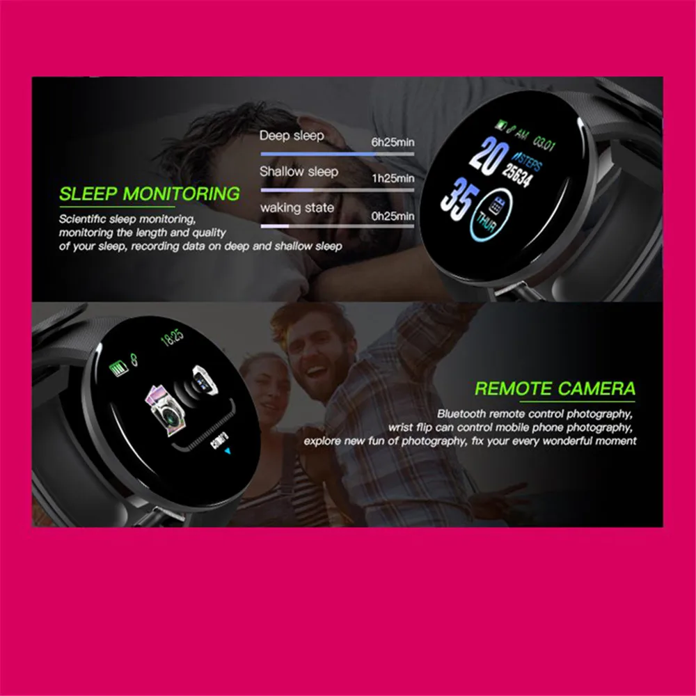Спортивный умный браслет для женщин, фитнес-браслет, кровяное давление, монитор сердечного ритма, цветной экран, водонепроницаемые Смарт-часы для Android