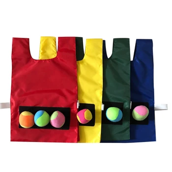 

Sticky Ball Vest Game Vest Waistcoat With Sticky Ball Throwing Children Kids Outdoor Fun Sports Toy