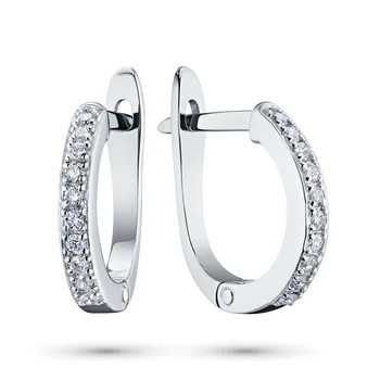 

Earrings made of white gold with diamond e0901sg03080400