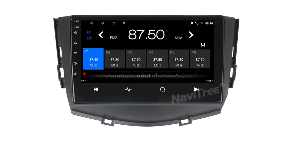 NaviTree 9 дюймов ips 2.5D Android 9,0 автомобильный радио мультимедиа для lifan X60 2012- gps навигация SWC wifi bluetooth видео выход