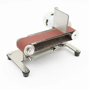 

Multifunctional durable mini belt machine polishing machine woodworking grinder fixed angle sharpening machine and adapter