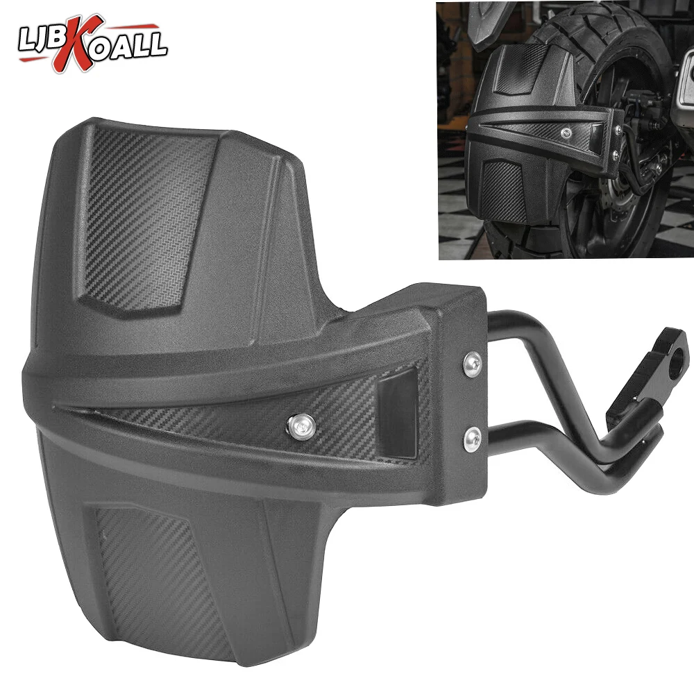 

Black Motorcycle Rear Mudguard Mud Fender Bracket Holder Mount Splash Guard for Honda X ADV XADV 750 2017 2018 2019