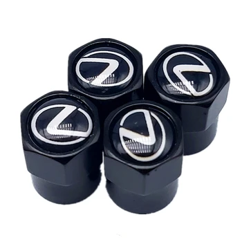

4Pcs Car Tire Accessories Aluminum Metal Tire Valve Dust Cap For Lexus ES300 RX330 RX300 GS300 IS250 IS200 CT200h GX470 NX RX