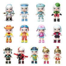 Robotime caixa cega chocat série miniaturas estatuetas bonecas modelo para meninas aniversário presente(China)