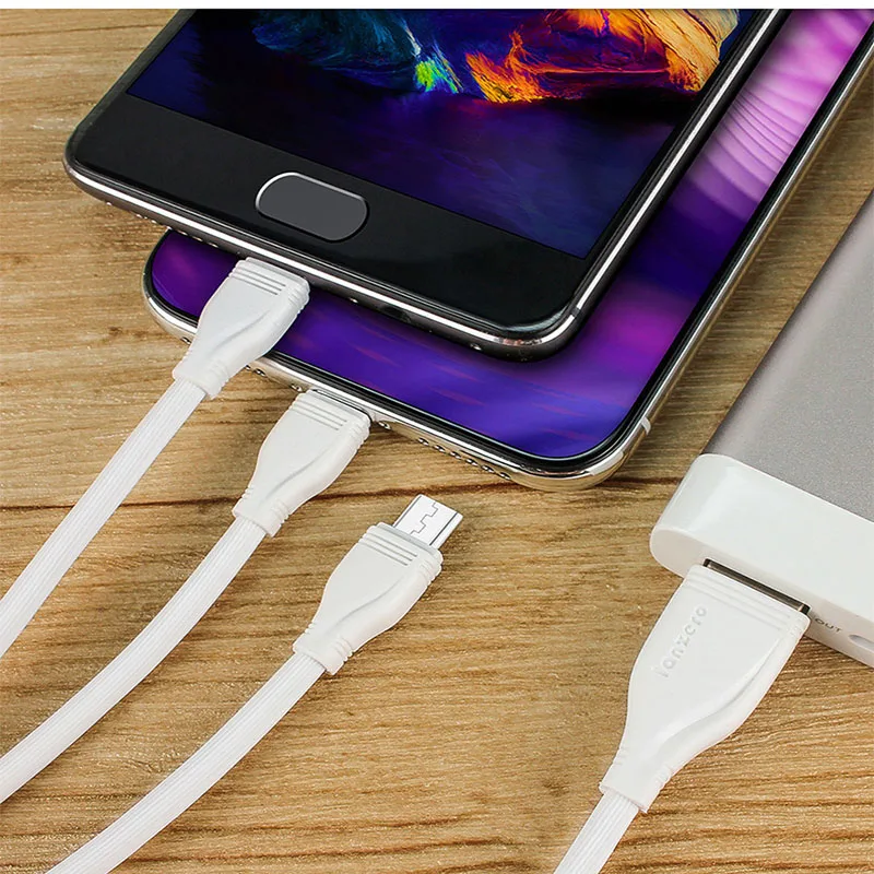 3 in 1 USB Cable for Mobile Phone Micro USB Type C Charger Cable for Android iOS Multi Charging Cable 4ft 3 Way Charger Cord 3 in 1 USB Cable for Mobile Phone Micro USB Type C Charger Cable for Android iOS Multi Charging Cable 4ft 3 Way Charger Cord