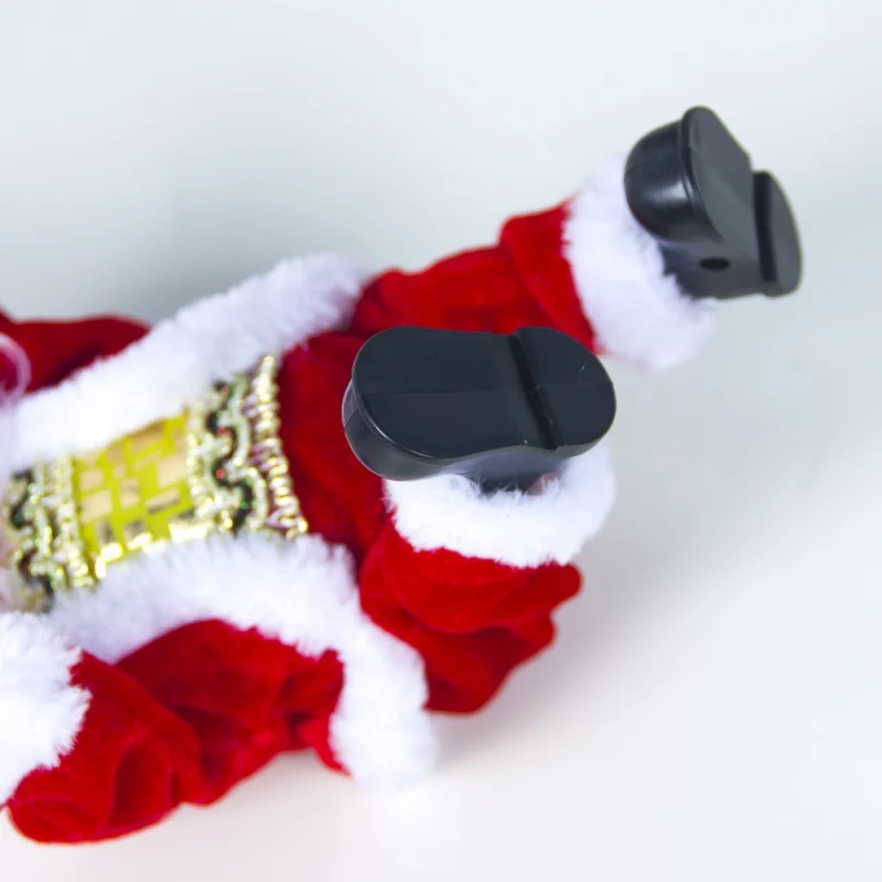 Милый Санта Клаус Танцы Пение музыкальная игрушка плюшевые новогодние куклы электрические игрушки саксофон гитара для детей подарок для
