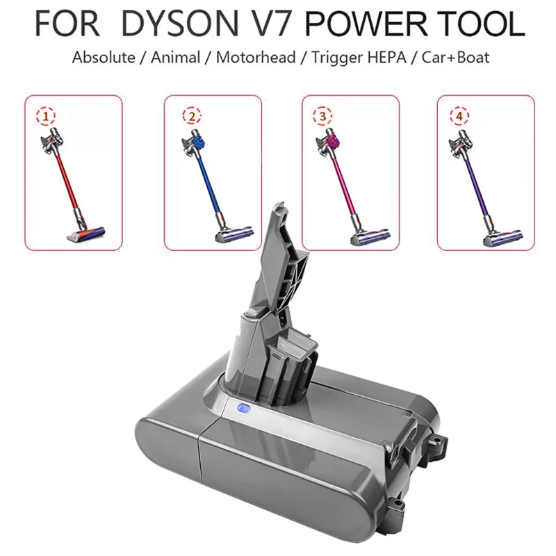 6000 MAh Baterai Pengganti untuk Dyson 