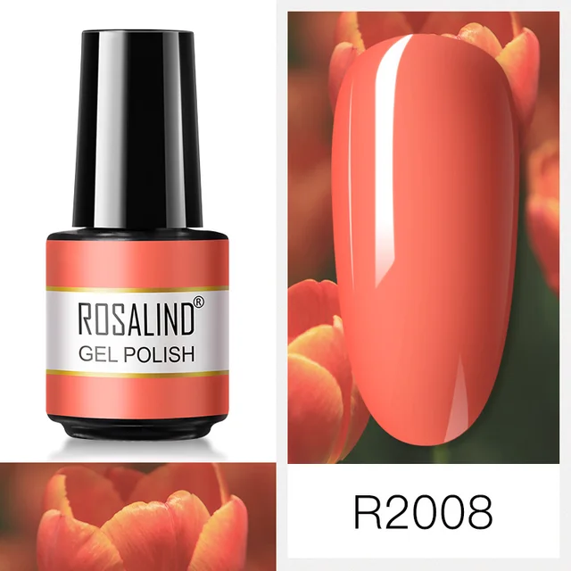 ROSALIND Nail Art 7ML Gel Polish 80 Color For Manicure Design UV Nail Polish Gel Lacquer Soak Off Semi Permanent Gel Nail Polish RAR2008