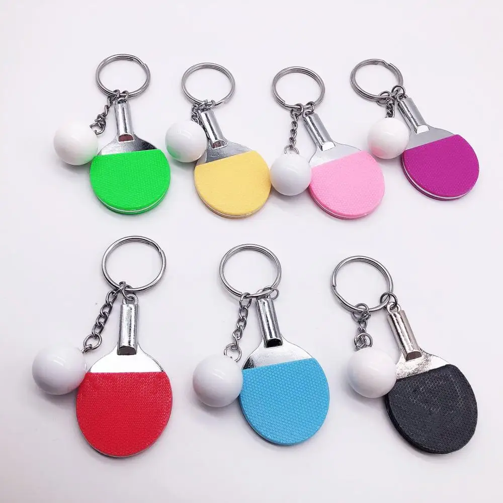 Mini-Tischtennis-Anhänger Schlüsselring Keychain Keyring Geschenke 