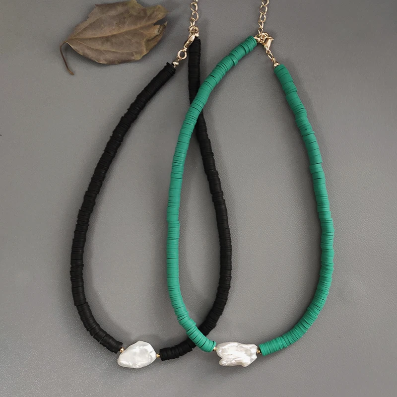 Fashion colorful neck accessories irregular shaped pearl creative design unique gift for ladies