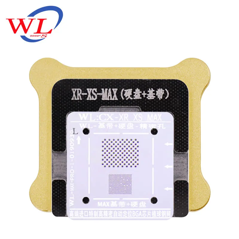 

WL Official Store Phone Baseband NAND Reballing Stencil BGA Reballing Platform with Magnetic Base for iPhone XR XS XSMAX