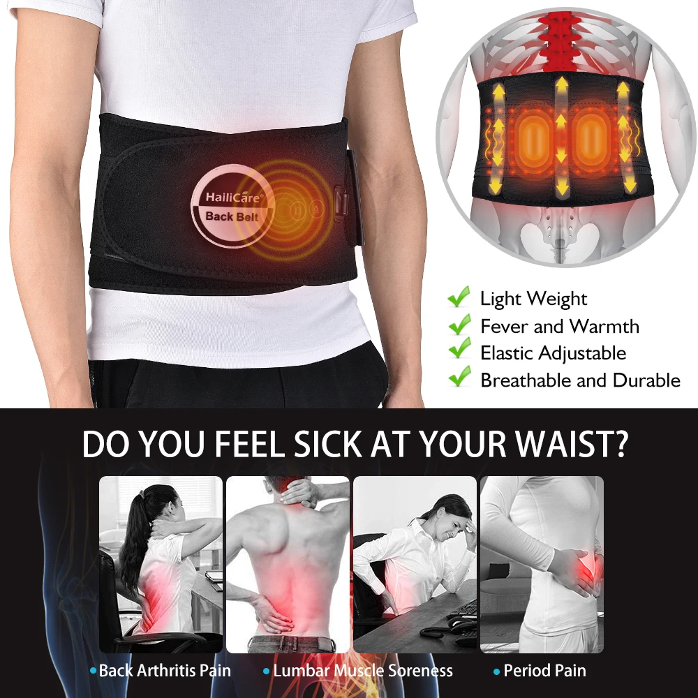 Heat Therapy Waist Massager, Infared heating Belt MedexxPRO LLC