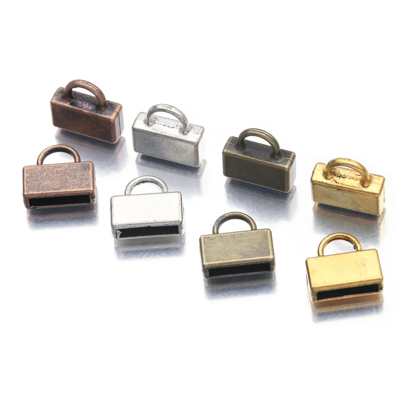 QUARKZMAN 20Pcs 1.5 Pouce Charme Porte-Clés à Pompons En Cuir Avec Capuchon Doré Pour La Fabrication De Bijoux De Bracelets Pendentifs, Décoration Artisanale DIY, Bleu Marine