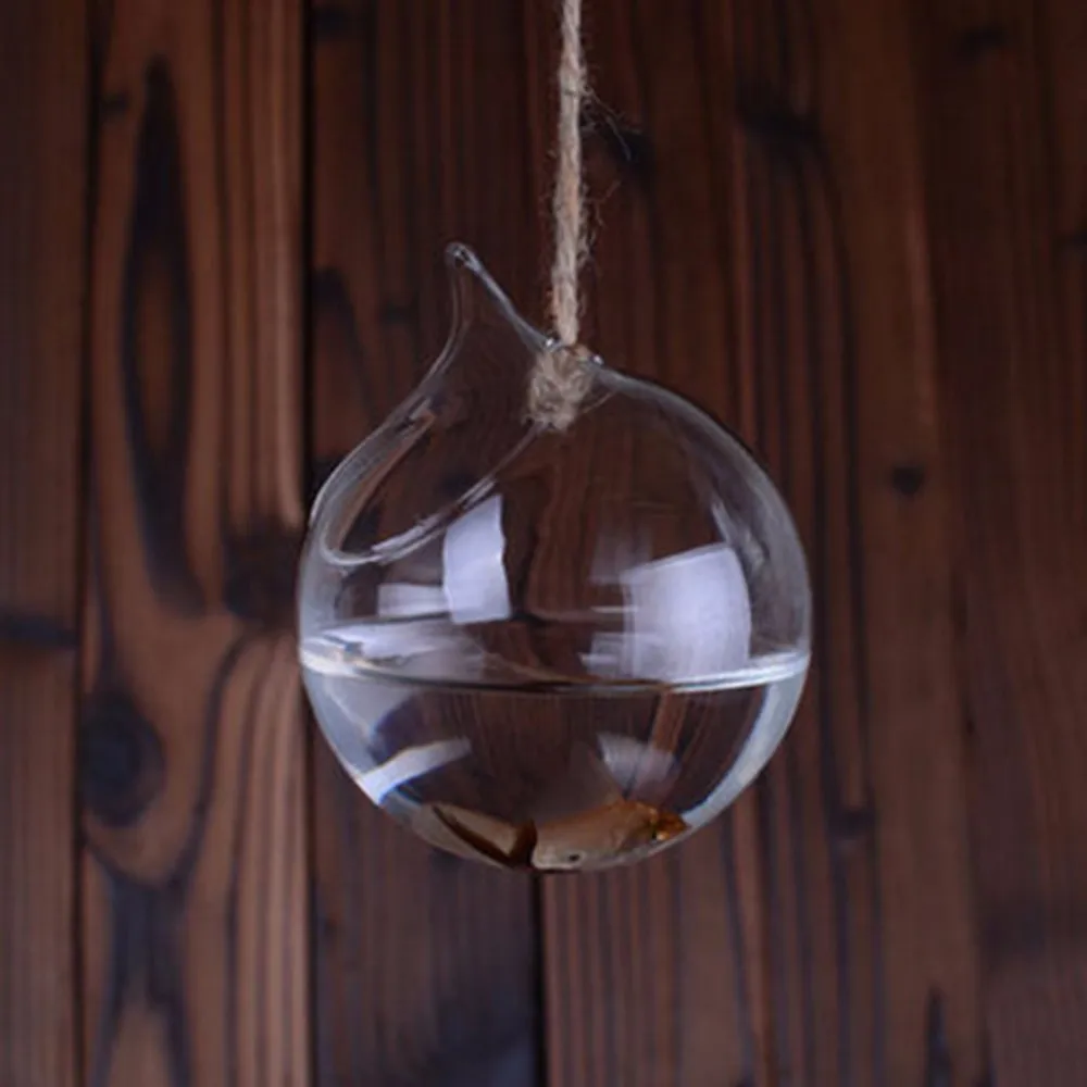 Креативный прозрачный боросиликатный стеклянный настенный аквариум прозрачная декоративная домашняя ваза Oranment