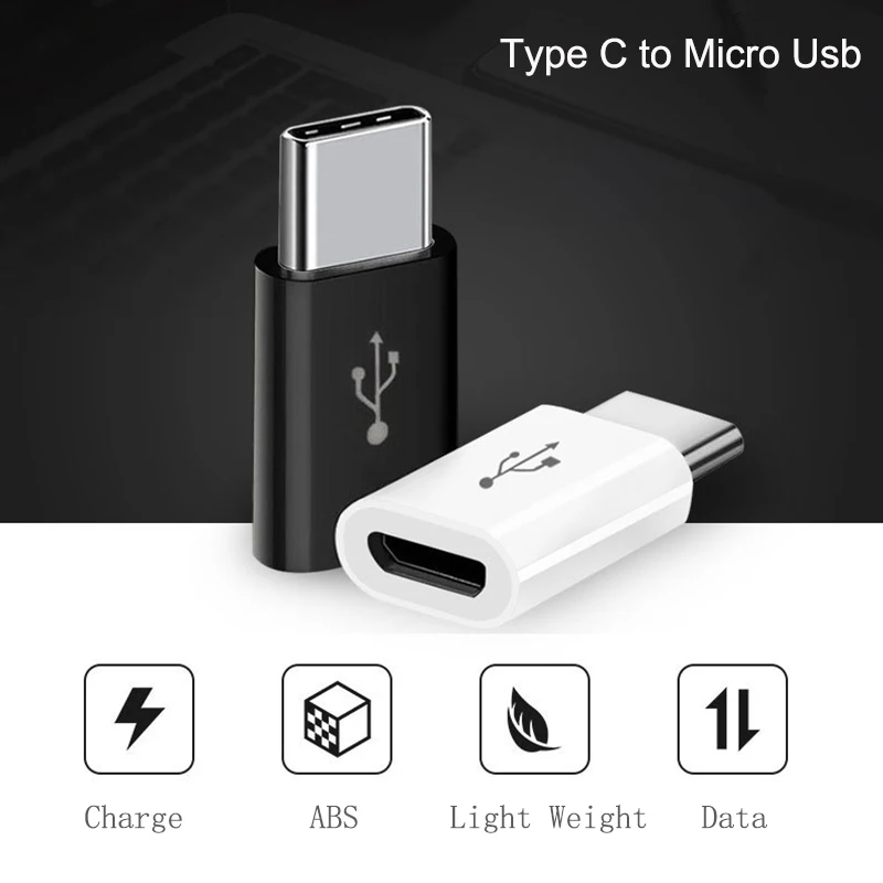 

1/2/5 Pcs Mobile Phone Adapter Micro USB To USB 3.1 Type C Adapter Charge Dada Connector for Huawei Xiaomi Samsung Galaxy Laptop