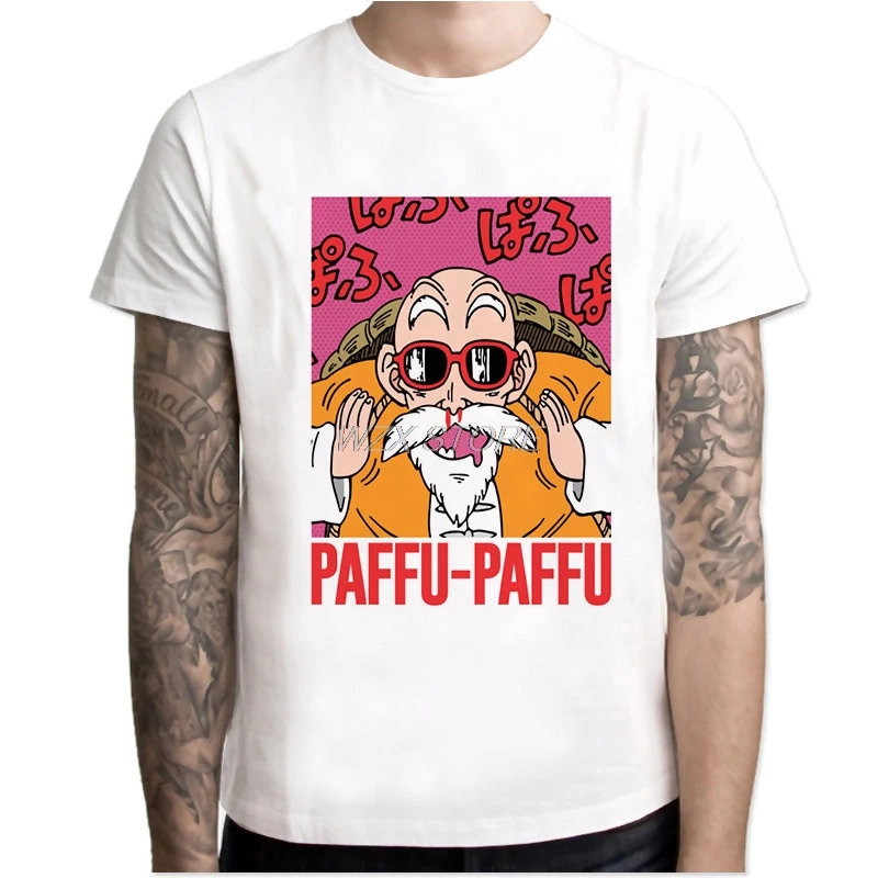 Dragon ball Master Roshi Beat Goku T-shirts Men Fashion Clothing 2019 The Ball Z T Shirt Camiseta Saiyan tees for boys |