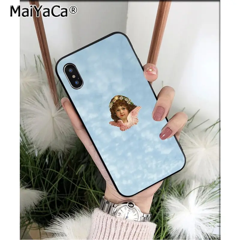 A15 Мягкий высококачественный чехол MaiYaCa Renaissance angels Cupid из ТПУ для телефона Apple iPhone 8 7 6 6S Plus X XS MAX 5 5S SE XR - Цвет: A15