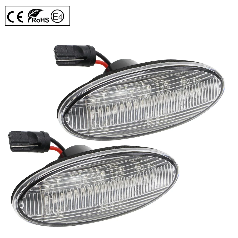 2X светодиодный, боковой, габаритный фонарь указателя поворота для Smart FORTWO 453 14-18 Renault KOLEOS(2008-2011) Nissan