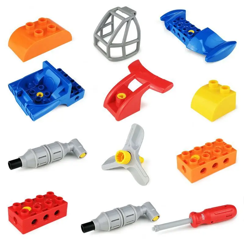 

Golden Eagle Bag DIY Large Particles Teaching Aids Machinery Science And Technology Building Blocks Accessories Flexible Enginee