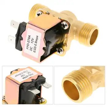 

New 1/2" DC 12V Normally Closed Brass Electric Solenoid Valve For Water Control Solenoid Valve