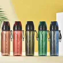 DILLER тритановая чашка пластиковая ручная чашка для фитнеса на открытом воздухе прозрачная дорожная ручная чашка woter Бутылка спортивная пластиковая чашка для воды 700 мл