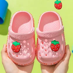 Mules pour enfants, sabots d'été, pantoufles de plage, de jardin, sandales, trou de grotte, chaussures pour bébés filles et garçons,sandales bébé 