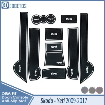 

Anti-Dirty Pad For Skoda Yeti 2009 2010 2011 2012 2013 2014 2015 2016 2017 Yeti Accessories Door Groove Gate Slot Coaster
