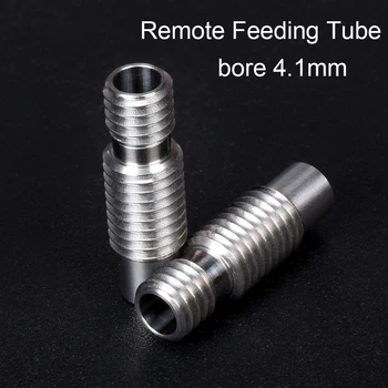 

High Quality V6 Heat Break Throat All Metal Bore 4.1mm Tube for V6 Hotend Vocano Heater Block Remote Feeding 3D Printer Parts