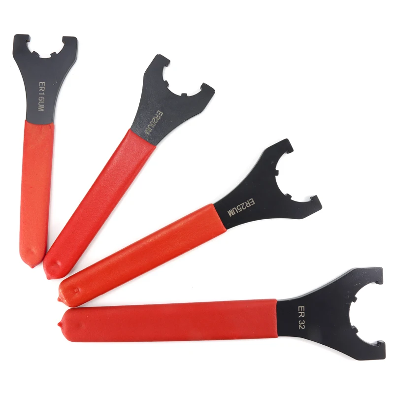 M/UM Type ER Collet Chuck Nut Wrench 1pc ER11/ER16/ER20/ER25/ER32 CNC Milling Tool Lathe ER Spanner wrench nut collet