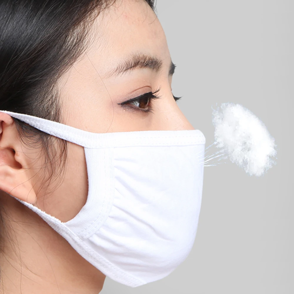 

Cotton Mouth Face Washable Non-disposable Soft Anti-Dust Mouth COVER Health Care Breathable Masks