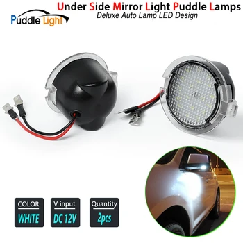 

2X LED Side Under Mirror Lamps Puddle Light For Toyota Sequoia Tundra For Mercury Montego Sable For Lincoln MKZ T S X LS U326
