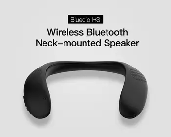 

Neck-mounted Bluetooth Speaker Portable Wireless Speaker Bluetooth 5.0 with Bass FM Radio Support SD Card Slot Speakers