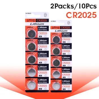 

YCDC 10pcs CR2025 3 Voltage Lithium-ion Button Coin Bateria 2025 ECR2025 KCR2025 BR2025 DL2025 For Remote Control Toy Watch