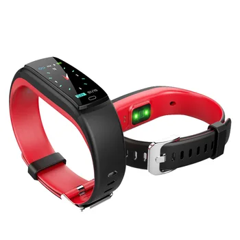 

intelligent bracelet color screen continuous monitoring of heart rate and blood pressure blue tooth