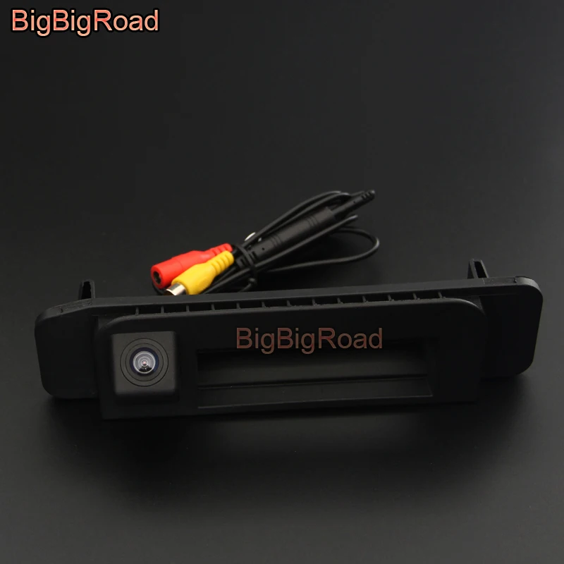 

BigBigRoad For Mercedes Benz C Class MB W205 C180 C200 C280 C300 C350 CLA Class C117 2015-2018 Car Rear View Trunk Handle Camera