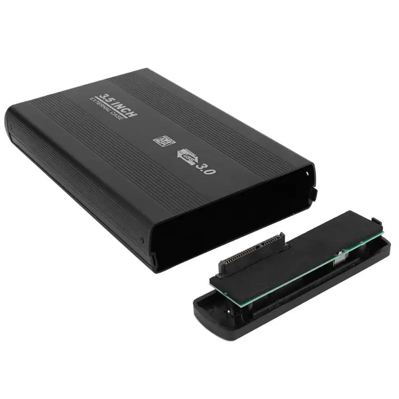 3,5 дюймовый жесткий диск умелые производство износостойкая SATA USB3.0/USB2.0 адаптер внешний корпус для жесткого диска с USB кабелем