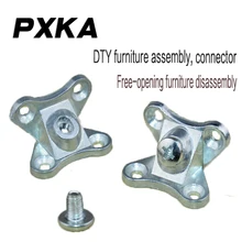 DIY мебельная фурнитура три в одном соединитель Соединительный винт застежки удаление угол железа