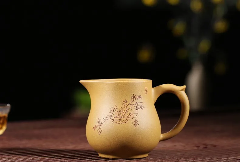Чайная чашка Fair Cup 250 мл Исин фиолетовая глина Сегмент грязи ча хай Кофейная Кружка Контейнер Zisha кружки аксессуары для чайной церемонии посуда для напитков