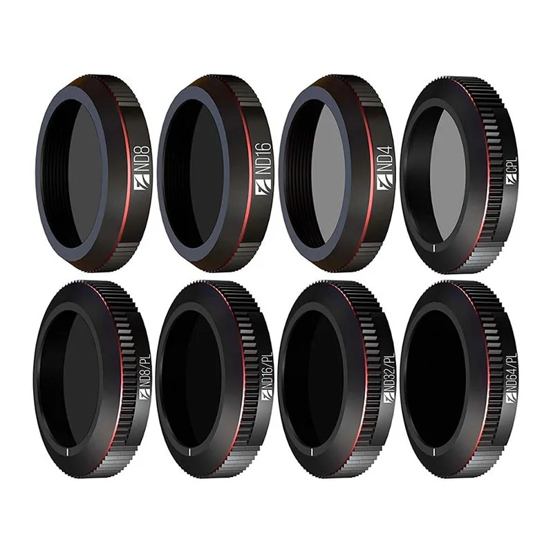 Freewell Gear Bright Day Filter Kit для DJI mavic 2 zoom включает в себя (ND4 ND8 ND16 CPL ND8/PL ND16/PL ND32/PL и ND64/PL