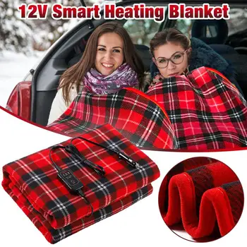 

12v Smart Heating Blanket For Car Bed Automotive Interior Electric Heating Cover For Winters Road Trips Camping RV Emergency