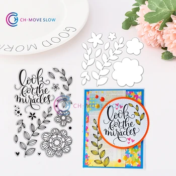 

CH LOOK FOR THE MIRACLES Stencil Metal Cutting Dies For Scrapbooking DIY Cards Album Decoration Embossing Albun Decor