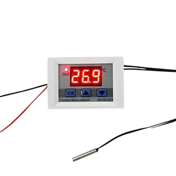 

New-Digital Temperature Controller Switch Module 12V DC -50℃ to 110℃ Micro-Digital Thermostat Board With 1M Waterproof Sensor Pr