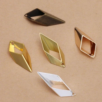 

100 Pieces/Lot DIY Earring Charms Geometric Connector Component Jewelry Making Accessories