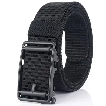 

Mens Nylon Leather Belt New Toothless buckle belt Men's vintage belt width:3.4cm