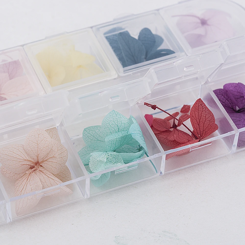 

Dried Flowers Leaf Nail Decoration Natural Floral Sticker Japanese Style 3D Dry Beauty Nail Art Decals UV Gel Polish Manicure