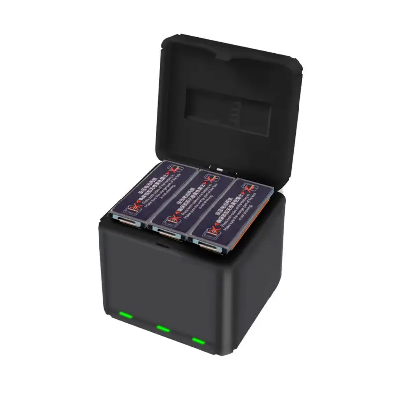 Горячая новинка 3 Батарея умный QC 3,0 быстрое зарядное usb-устройство коробка с кабелем для передачи данных для OSMO аксессуары для спортивной камеры