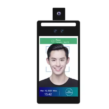 

F2-H Android7.1 wall mounted 3D access control system face recognition door no contact to detect temperature