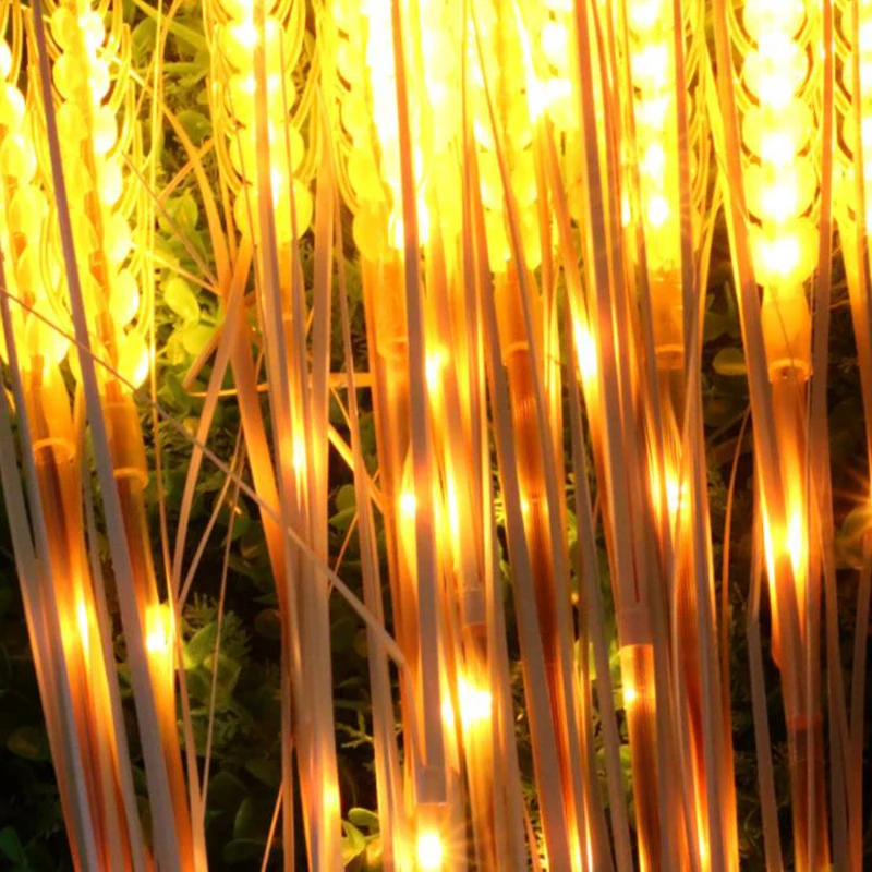 Пшеничное ухо светодиодный ландшафтный светильник Открытый водонепроницаемый квадратный пшеничные уши наземный светильник декоративный ландшафтный светильник ing